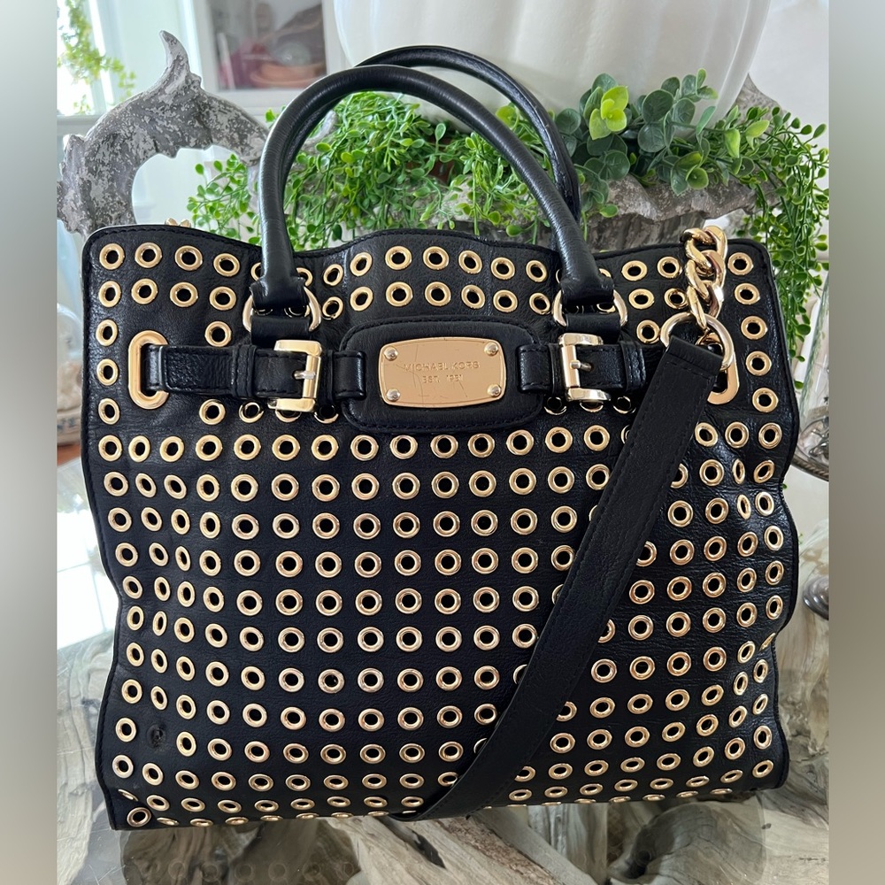 Michael Kors Large Grommet Hamilton Tote